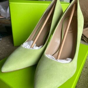 Sam Edelman Hazel Suede Pumps – Green – Size 7.5 – NWOT
